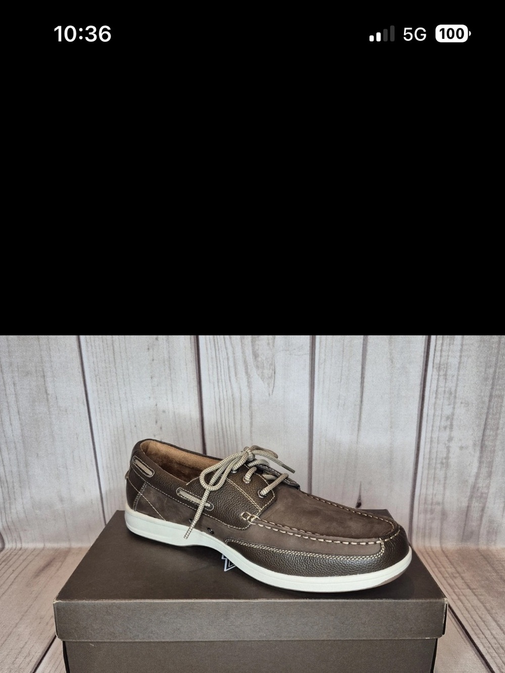 Florsheim Men's Size 13W Lakeside Oxford Boat Shoes Brown Nubuck Leather NIB